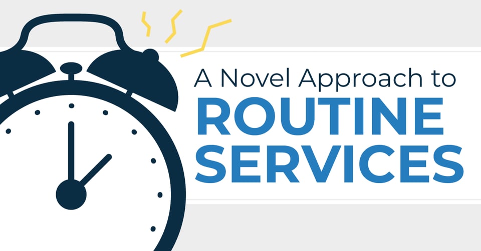 Featured image: A Novel Approach to Routine Services Graphic - A Novel Approach to Routine Services