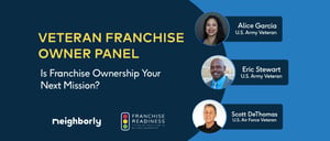 Featured image: Veteran Franchise Owner Panel graphic - Why Veterans Make Good Franchise Owners