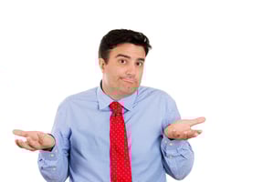 Man shrugging shoulders - Starting My Own Appliance Repair Business – Should I Get Help?