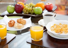 Breakfast foods on a table - Plumbing and HVAC Go Together like Bacon and Eggs