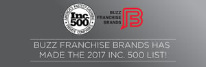 Buzz Franchise Brands Makes Inc. 500 List