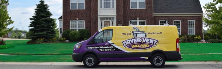 Dryer Vent Wizard Brand Van