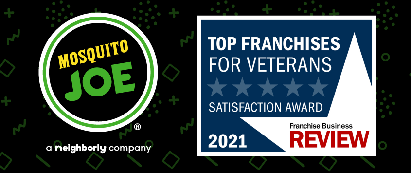 Mosquito Joe Named a Top Franchise for Veterans by Franchise Business Review 2021 - Mosquito Joe Franchise