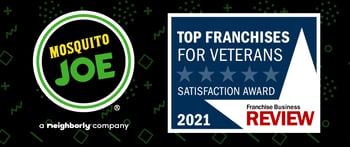 Mosquito Joe Named a Top Franchise for Veterans by Franchise Business Review 2021