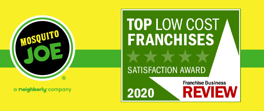 Mosquito Joe Named a 2020 Top Low-Cost Franchise by Franchise Business Review - Mosquito Joe Franchise