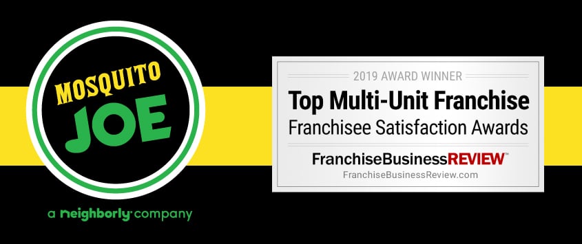 Mosquito Joe Named a 2019 Top Multi-Unit Franchise by Franchise Business Review