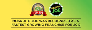 Mosquito Joe Named Fastest Growing Franchise for 2017