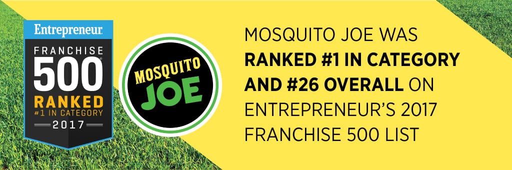 Mosquito Joe Ranks 26th on Entrepeneur's 2017 Franchise 500