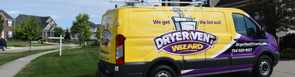 branded Dryer Vent Wizard van