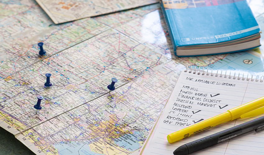 Featured image: map of Mr. Appliance locations - 10 Tips for Evaluating Franchise Opportunities Like a Pro