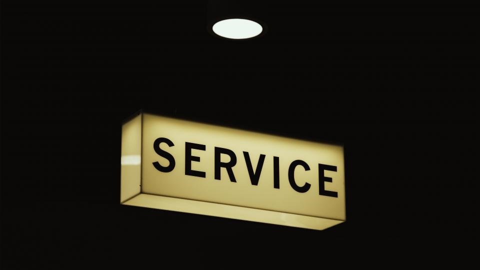 Featured image: Service sign.jpg - 5 Tips for Providing the Best Customer Service